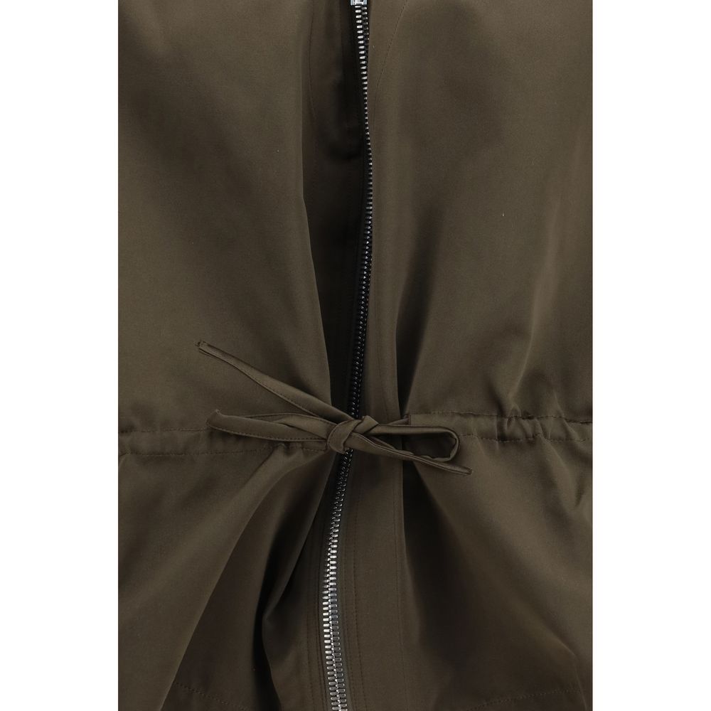 Rick Owens Brown Polyester Sleveless Jacket