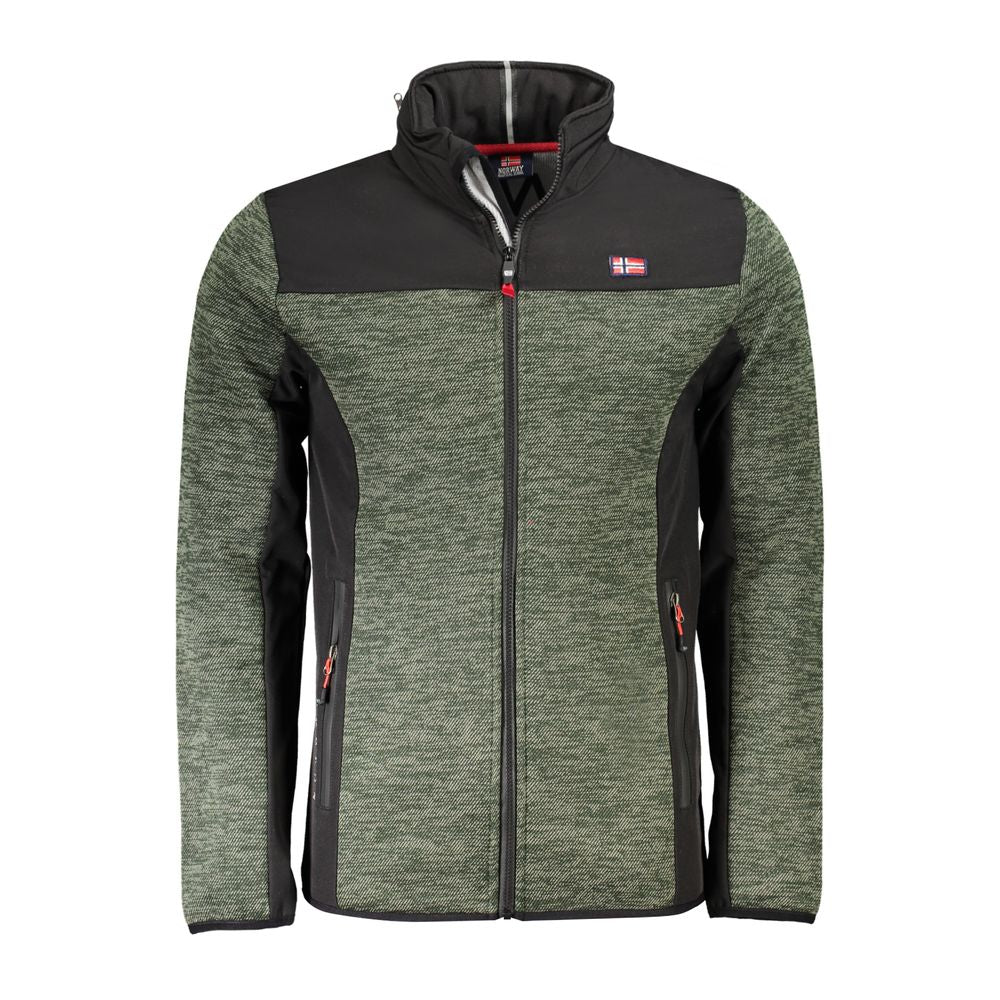 Norway 1963 Verde Polyester Men's Jacket - Luxe Nova