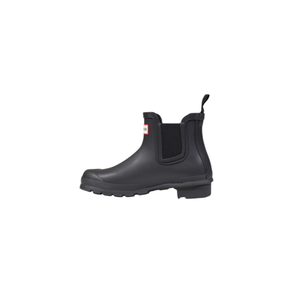 Hunter Black Recycled Polyester Ankle Boots - Luxe Nova