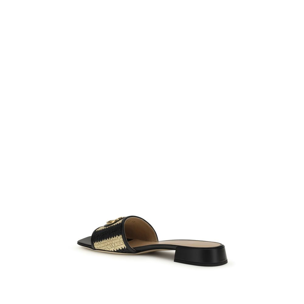 Valentino Garavani Multicolor Calf Leather Bos Taurus Sandals - Luxe Nova