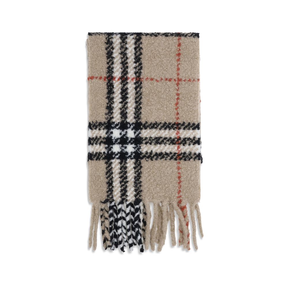 Burberry Beige Alpaca Vicugna Pacos Scarf