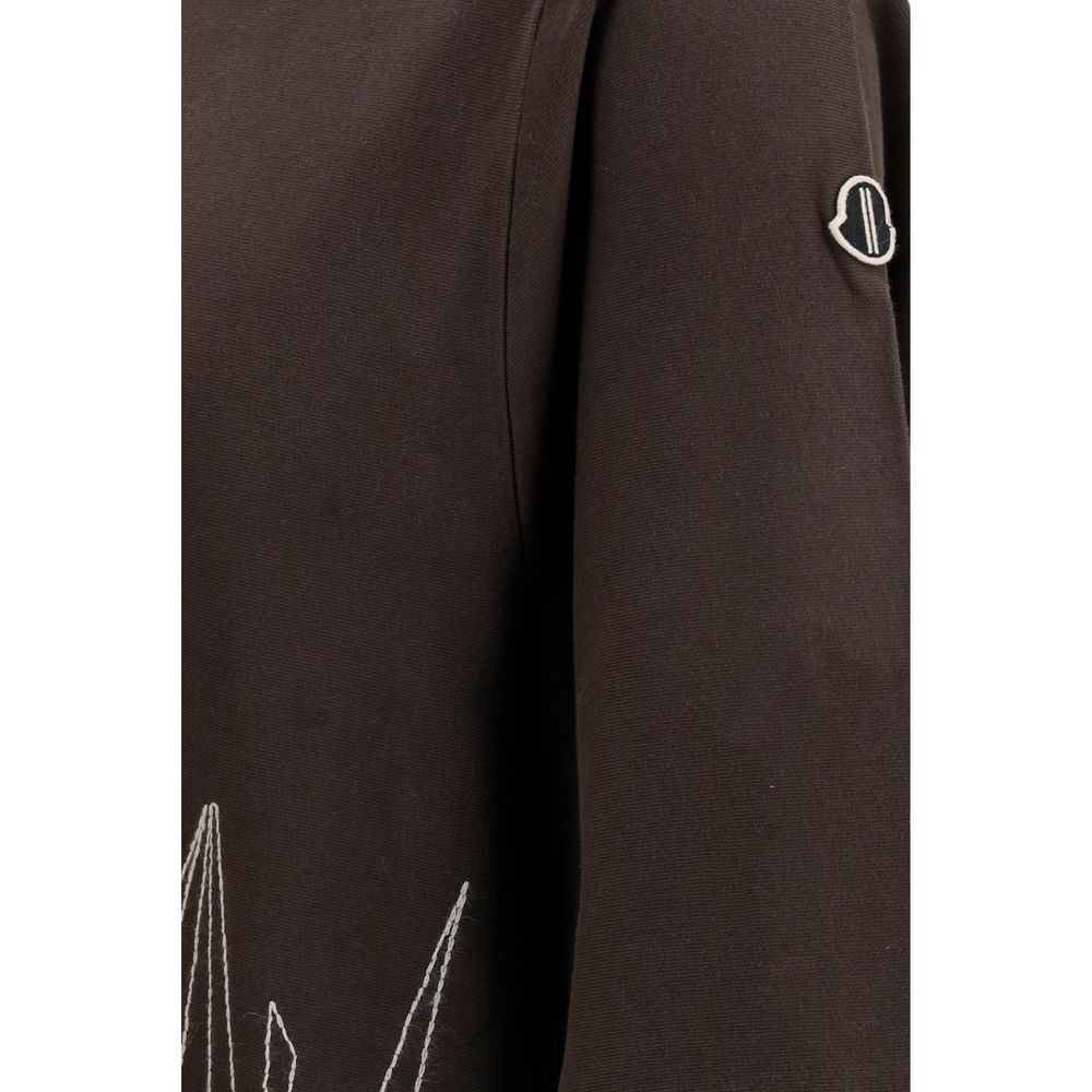Moncler x Rick Owens Brown Cotton T-Shirt