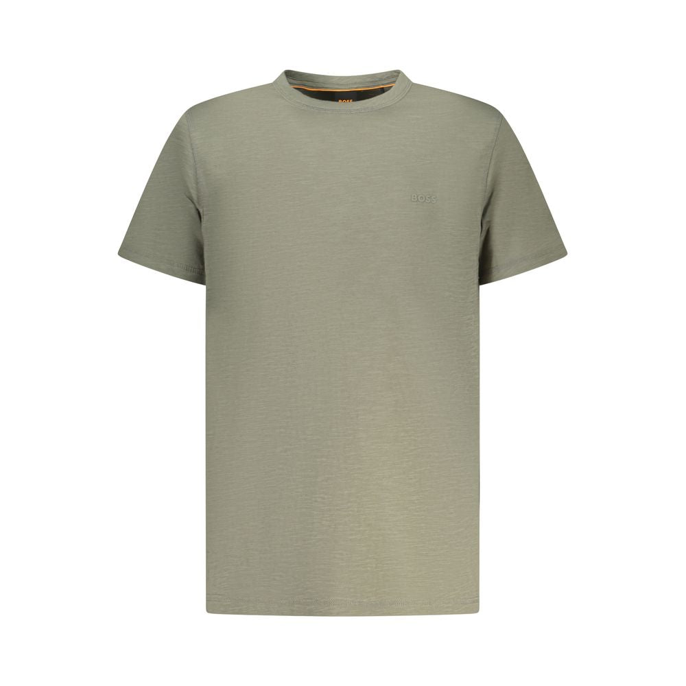 Hugo Boss Verde Cotton Men T-Shirt