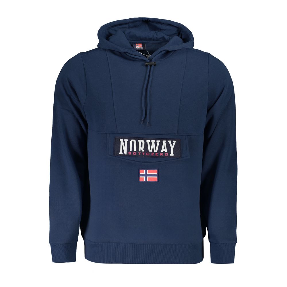 Norway 1963 Blue Cotton Men Sweatshirt