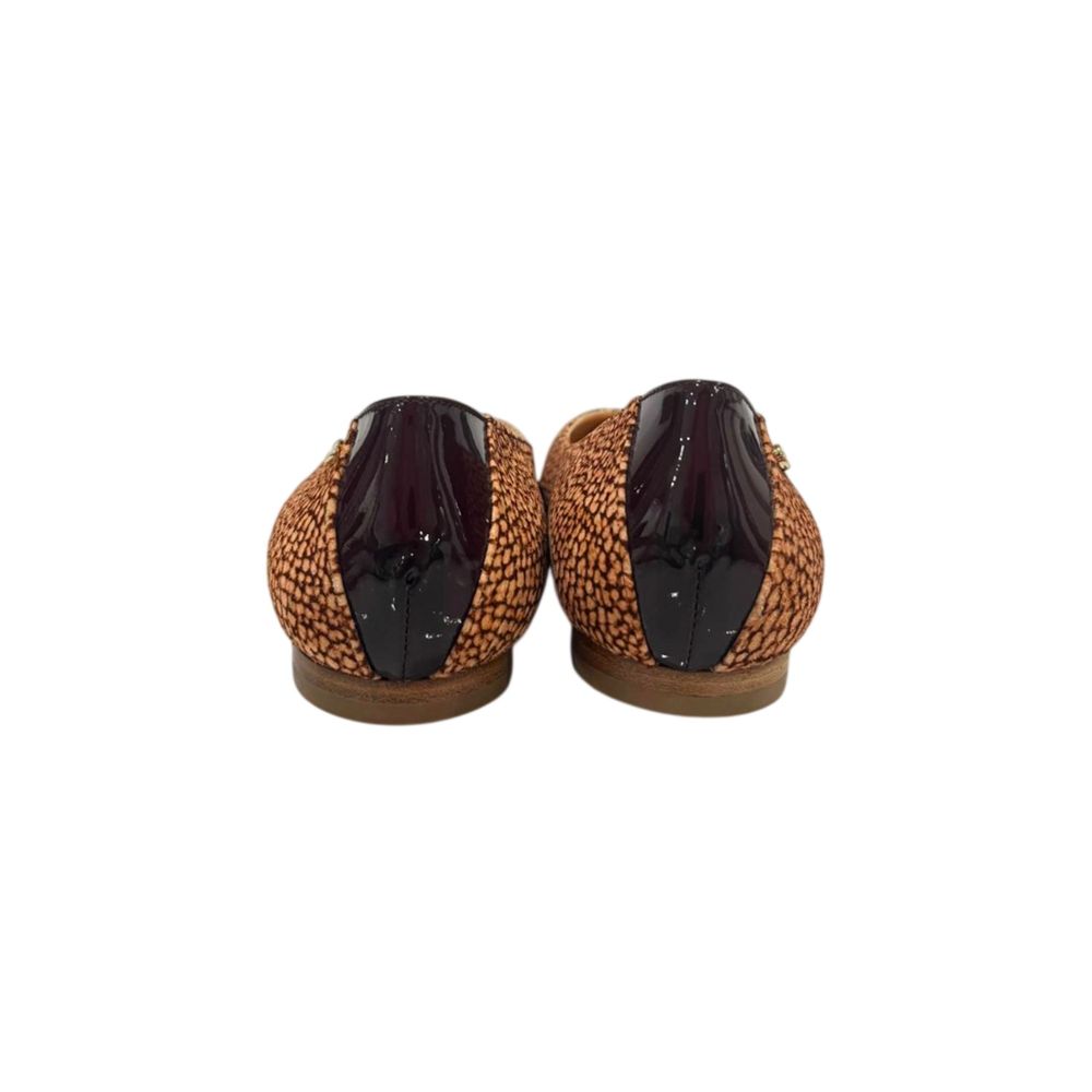 Borbonese Beige Leather Women Sandal