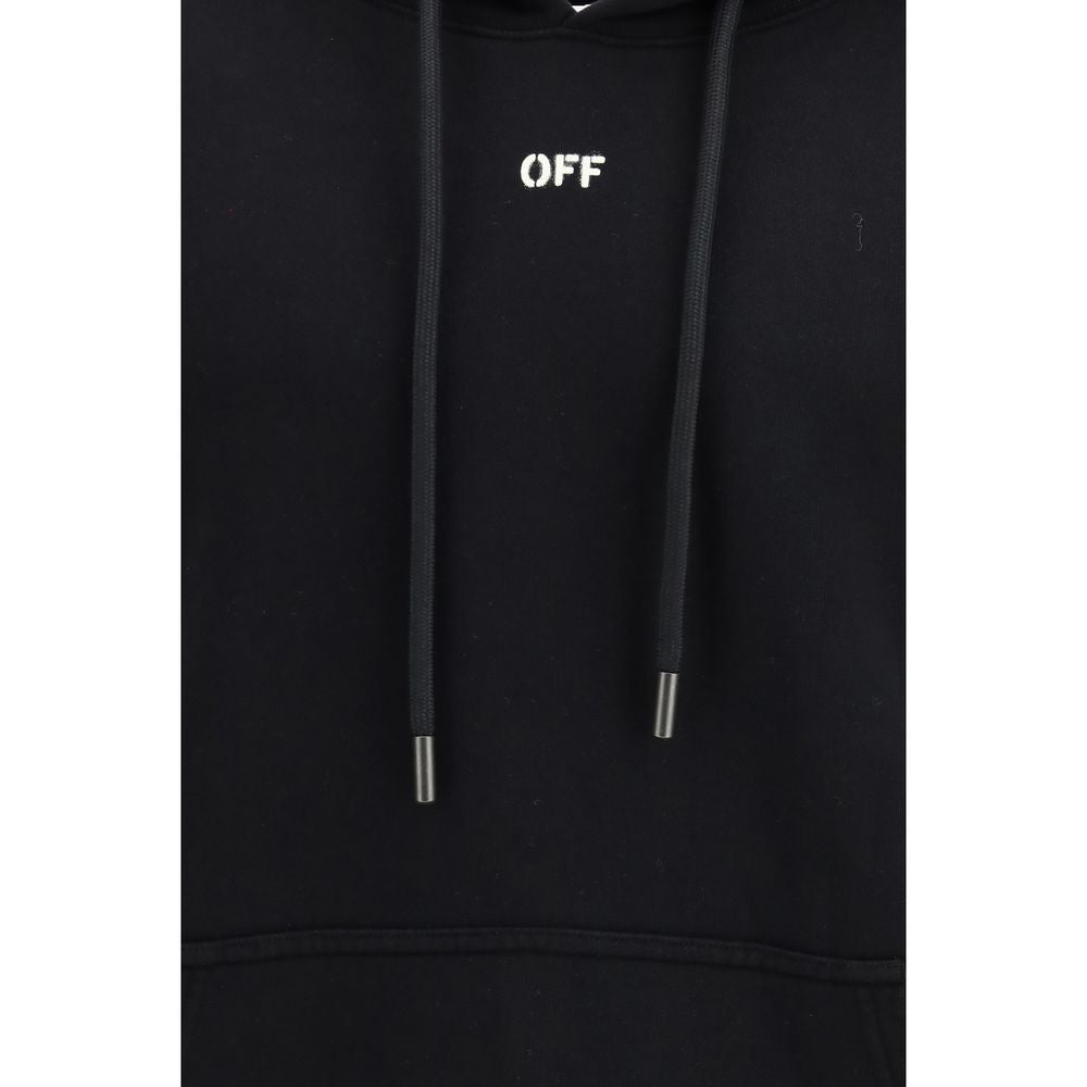 Off-White Black Cotton Sweatshirt