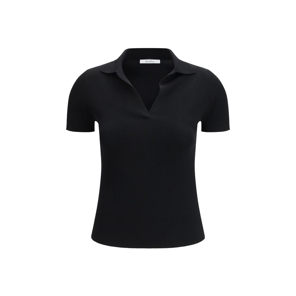 Max Mara Black Fleece Wool Pattern Shirt