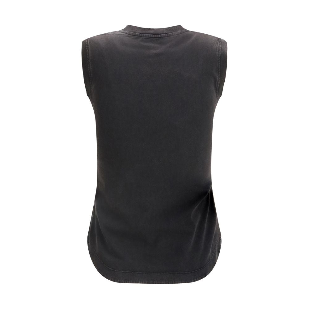 The Attico Black Cotton Top