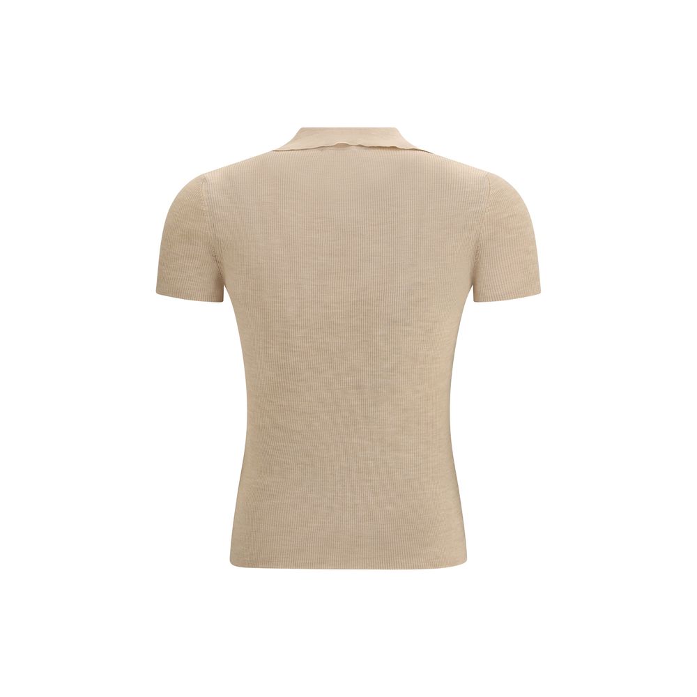 Max Mara Beige Fleece Wool Shirt