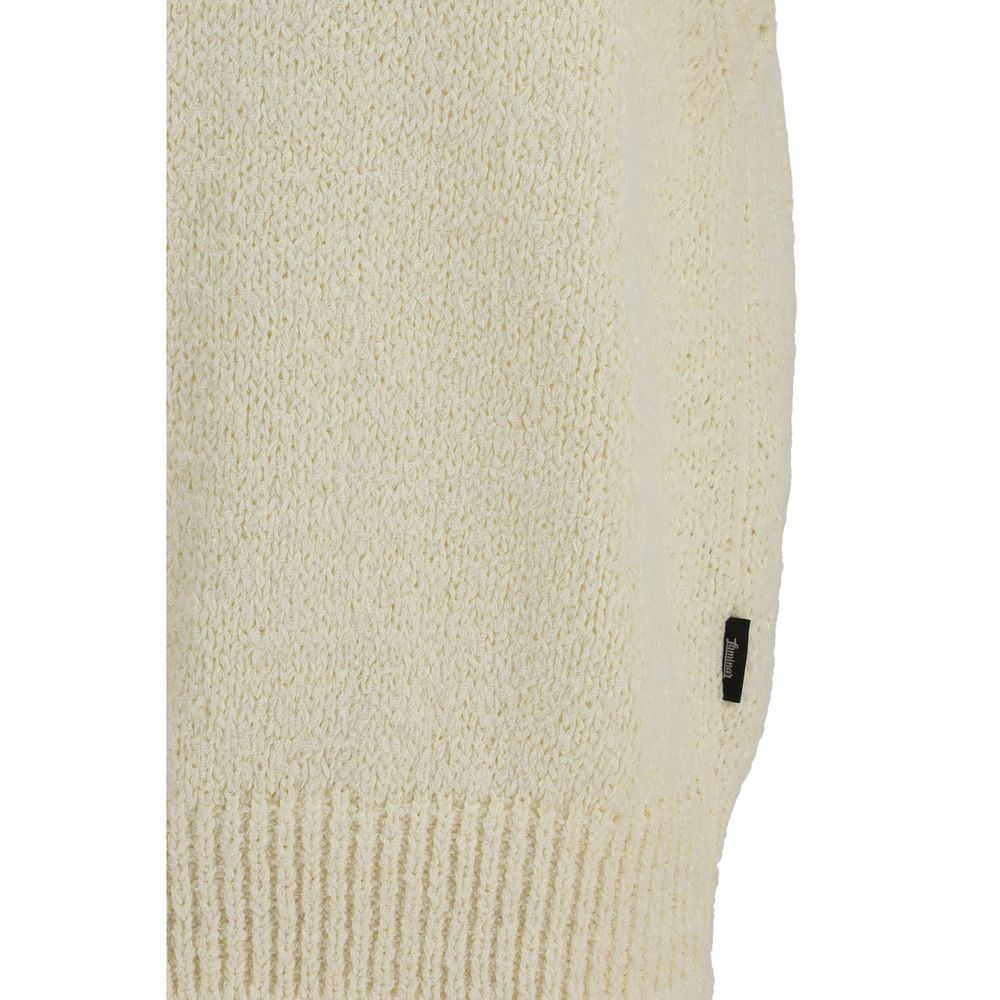 LAMINAR Beige Cotton Sweatshirt