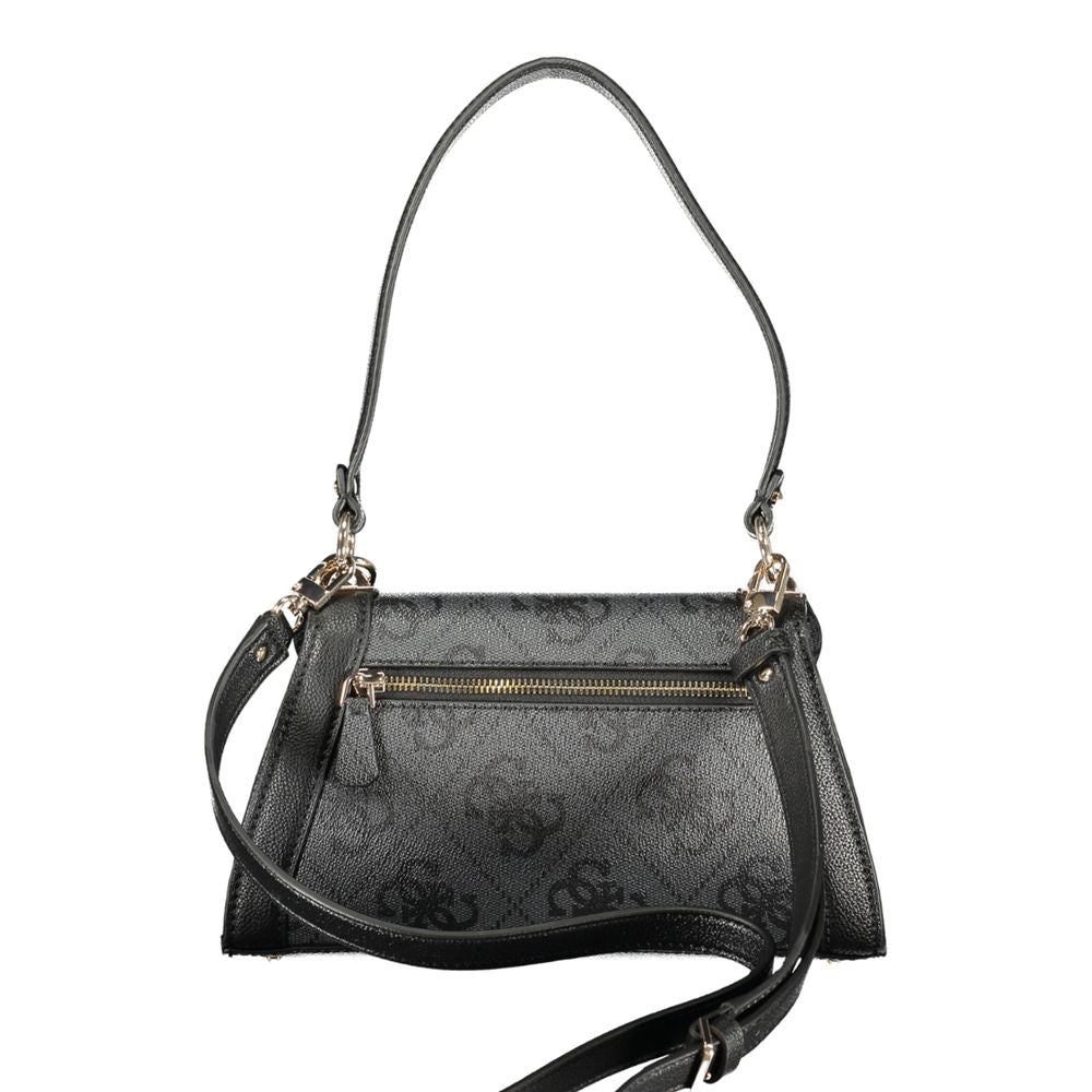 Guess Jeans Nero Poliuretano Women Shoulder Bag - Luxe Nova