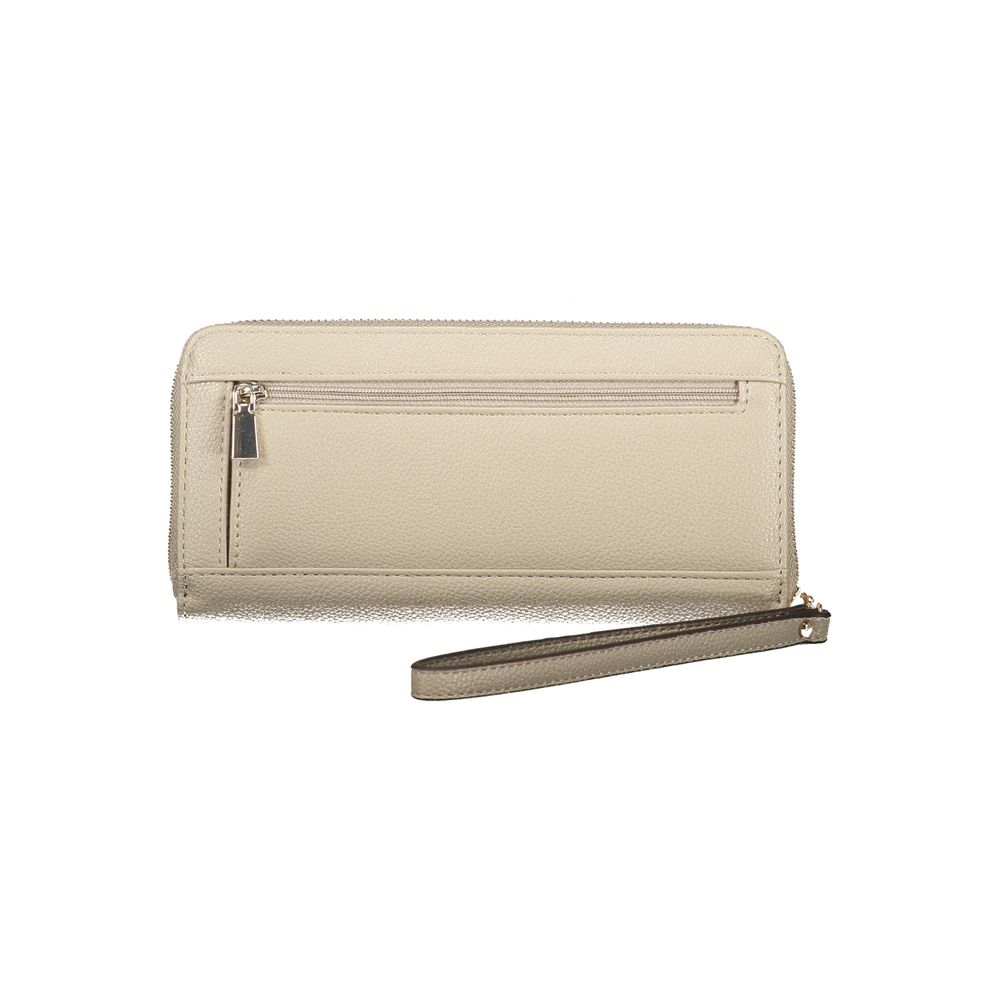 Guess Jeans Beige Polyurethane Women Wallet - Luxe Nova
