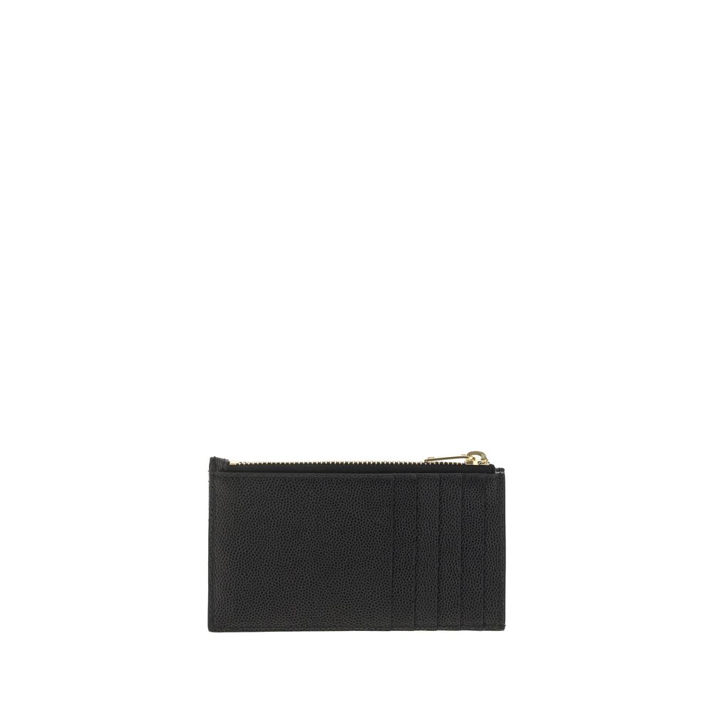 Saint Laurent Black Calf Leather Bos Taurus Wallet - Luxe Nova