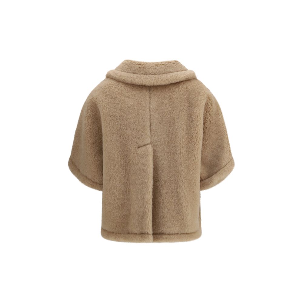 Max Mara Beige Alpaca Vicugna Pacos Coat - Luxe Nova