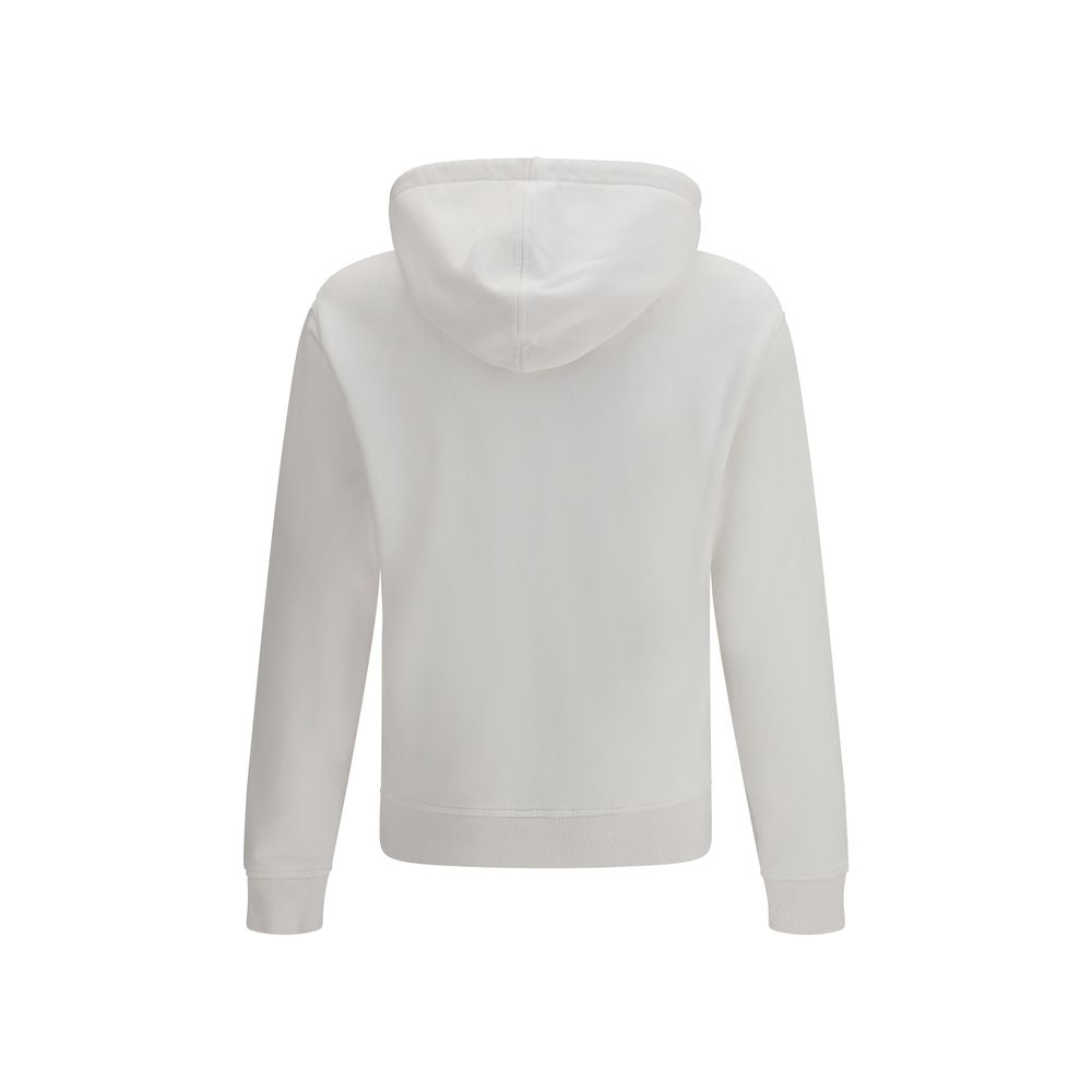 Ami Paris White Cotton Sweatshirt - Luxe Nova