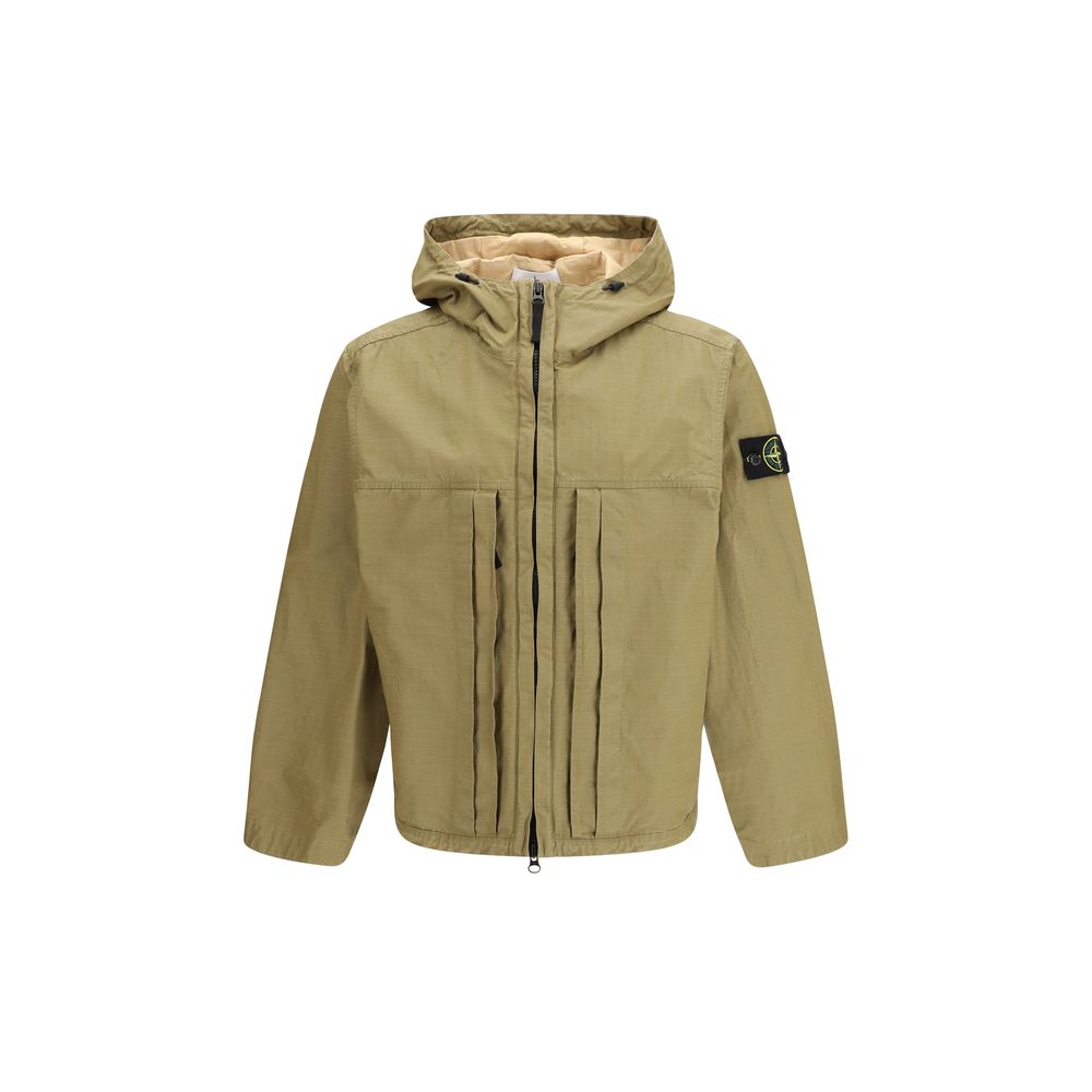 Stone Island Bicolor Cotton Shell Jacket - Luxe Nova