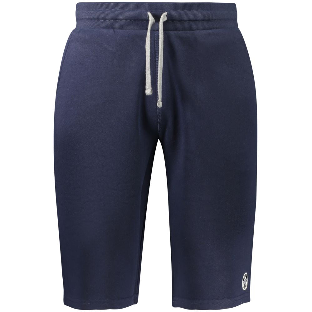 North Sails Blu Cotton Men Sweatpant - Luxe Nova