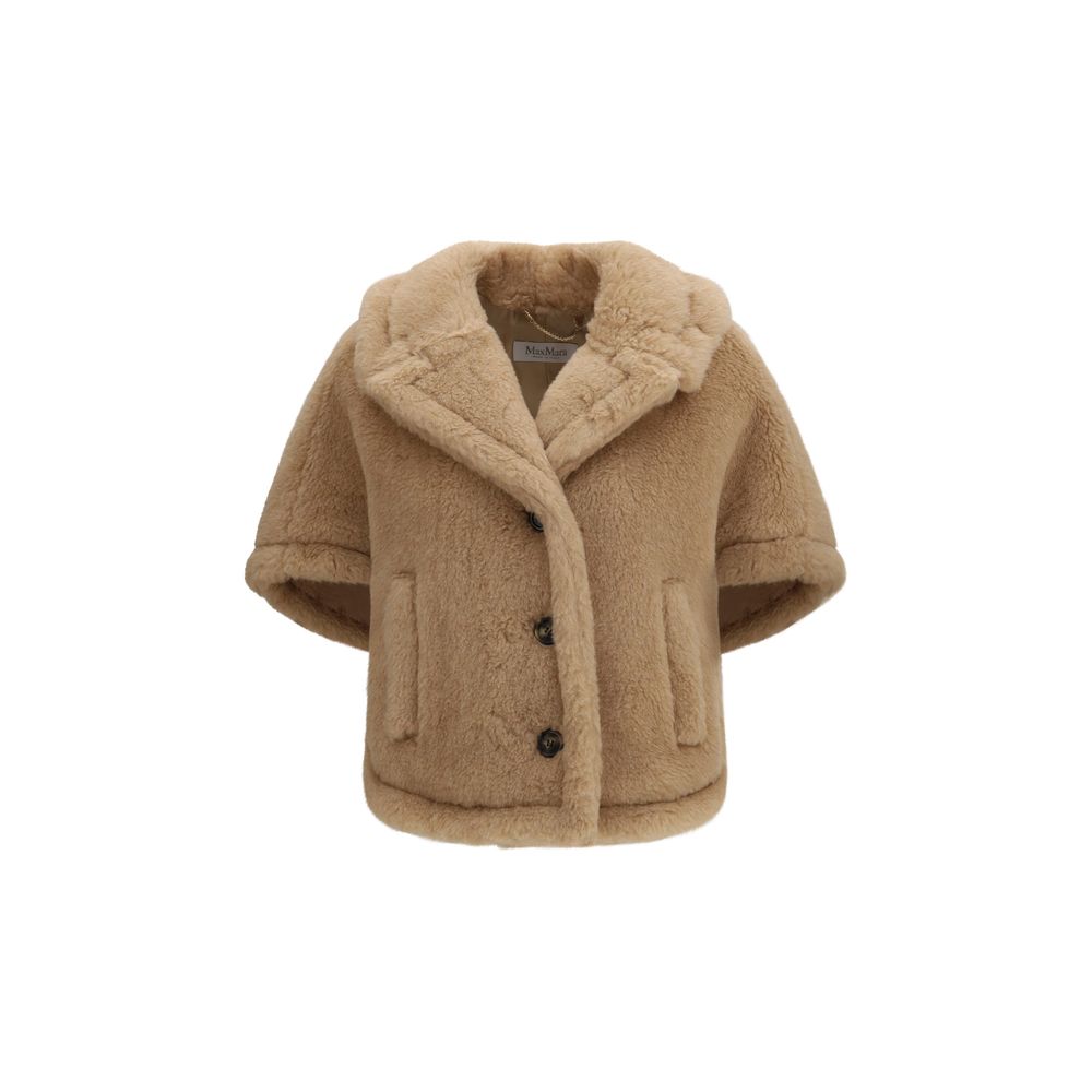 Max Mara Beige Alpaca Vicugna Pacos Coat - Luxe Nova