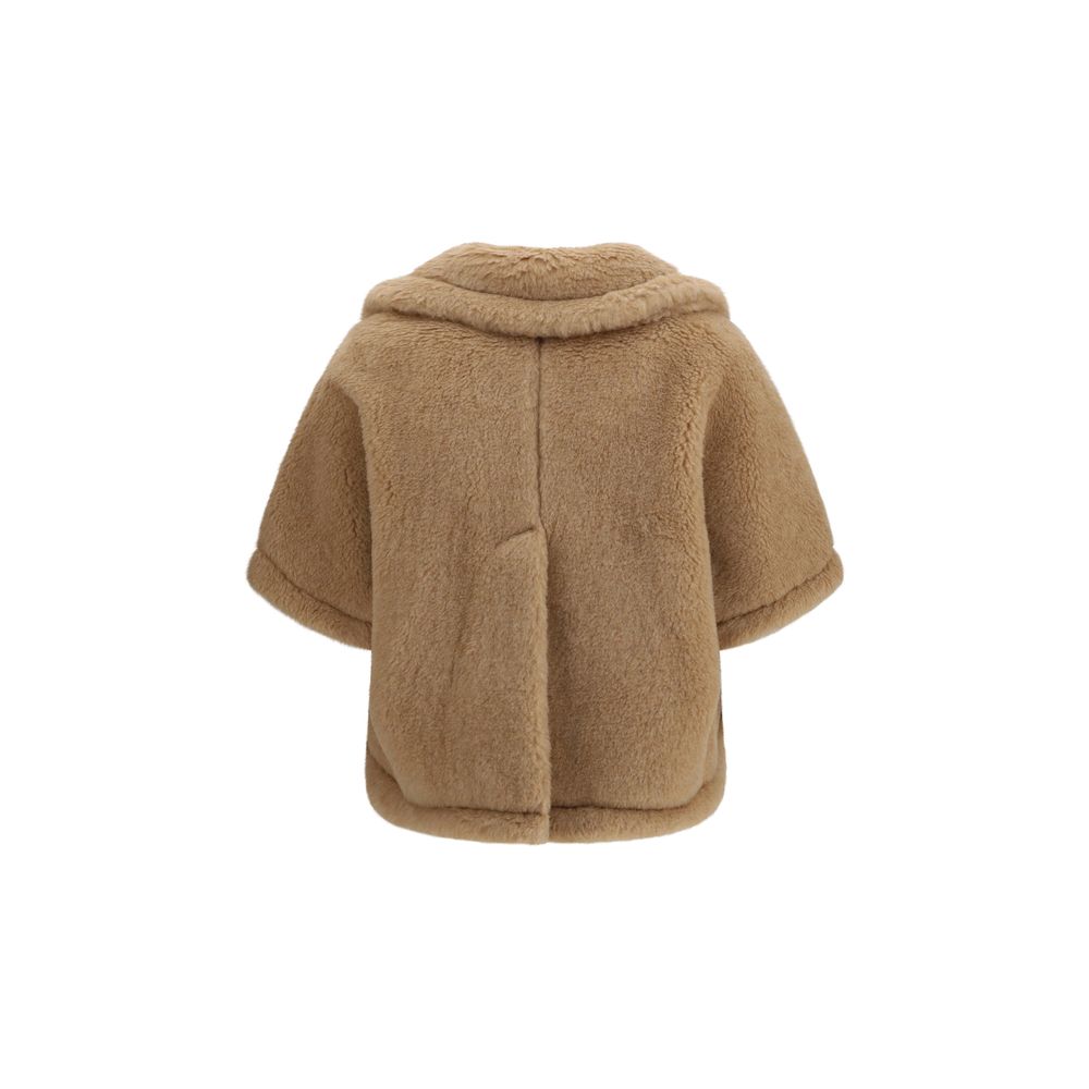 Max Mara Beige Alpaca Vicugna Pacos Coat - Luxe Nova