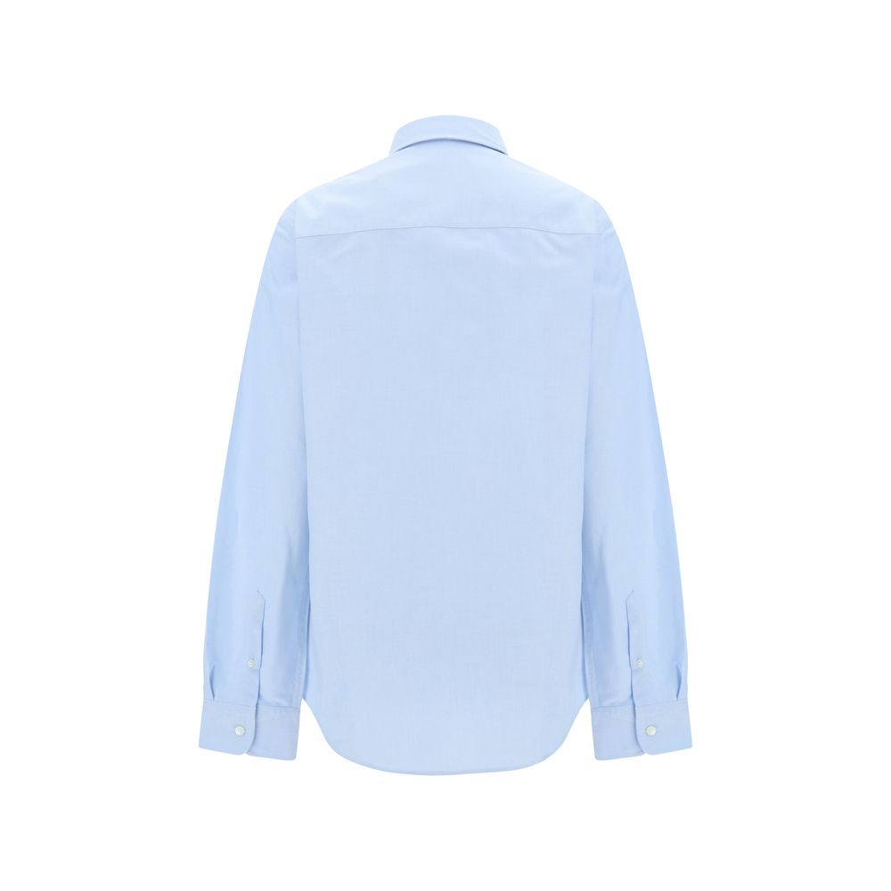 Ami Paris Blue Cotton Dress Shirt - Luxe Nova