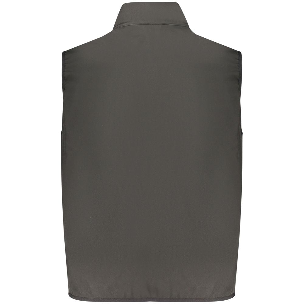 Norway 1963 Black Polyester Men's Vest - Luxe Nova