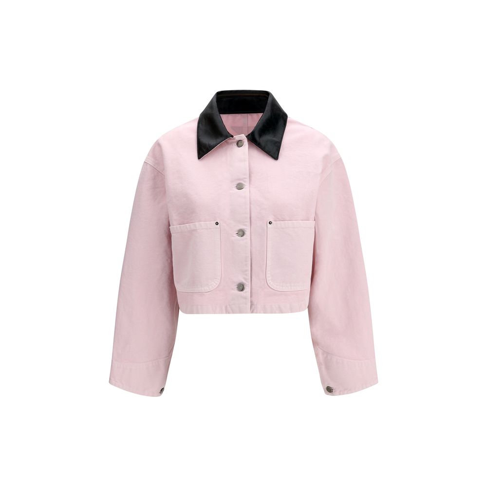 Prada Multicolor Cotton Denim Jacket - Luxe Nova