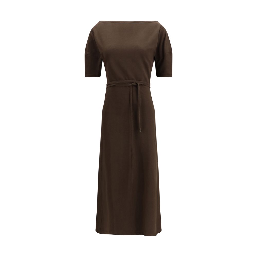 Lemaire Brown Cotton Casual Dress - Luxe Nova