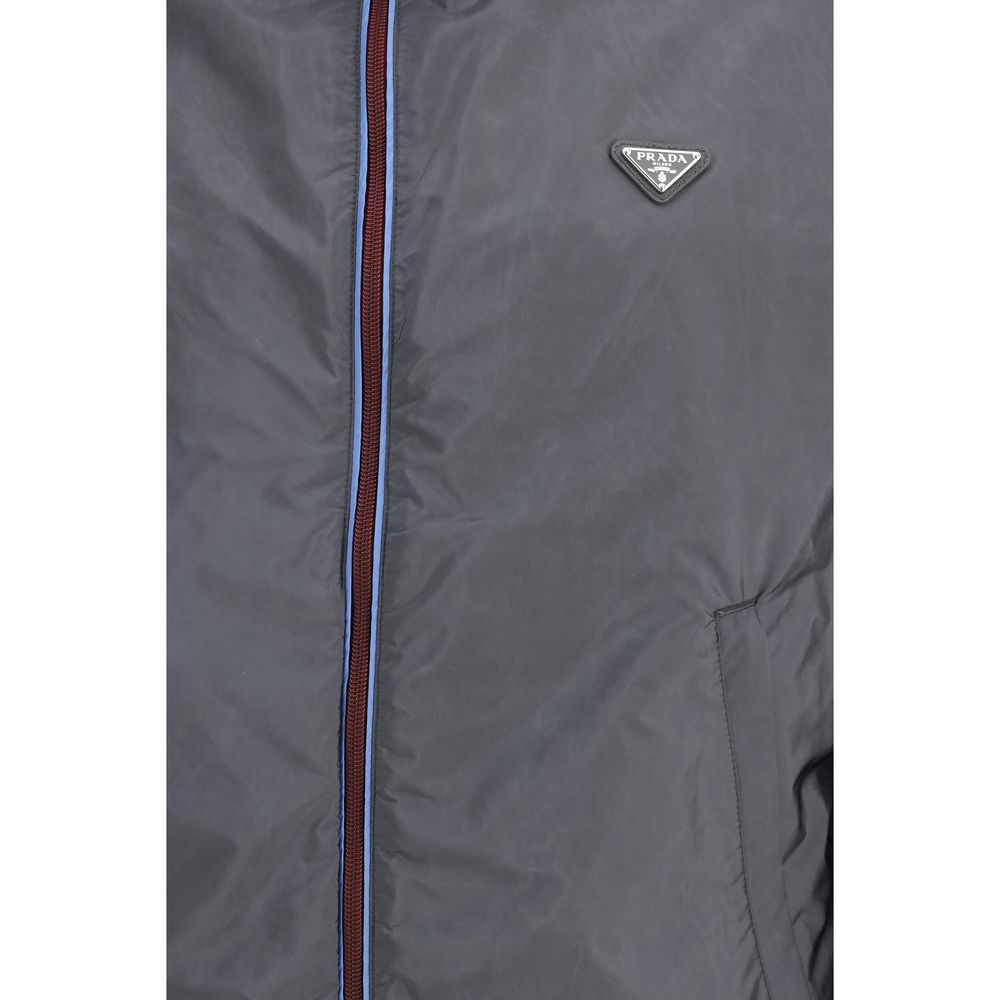 Prada Gray Recycled Polyamide Clothing - Luxe Nova