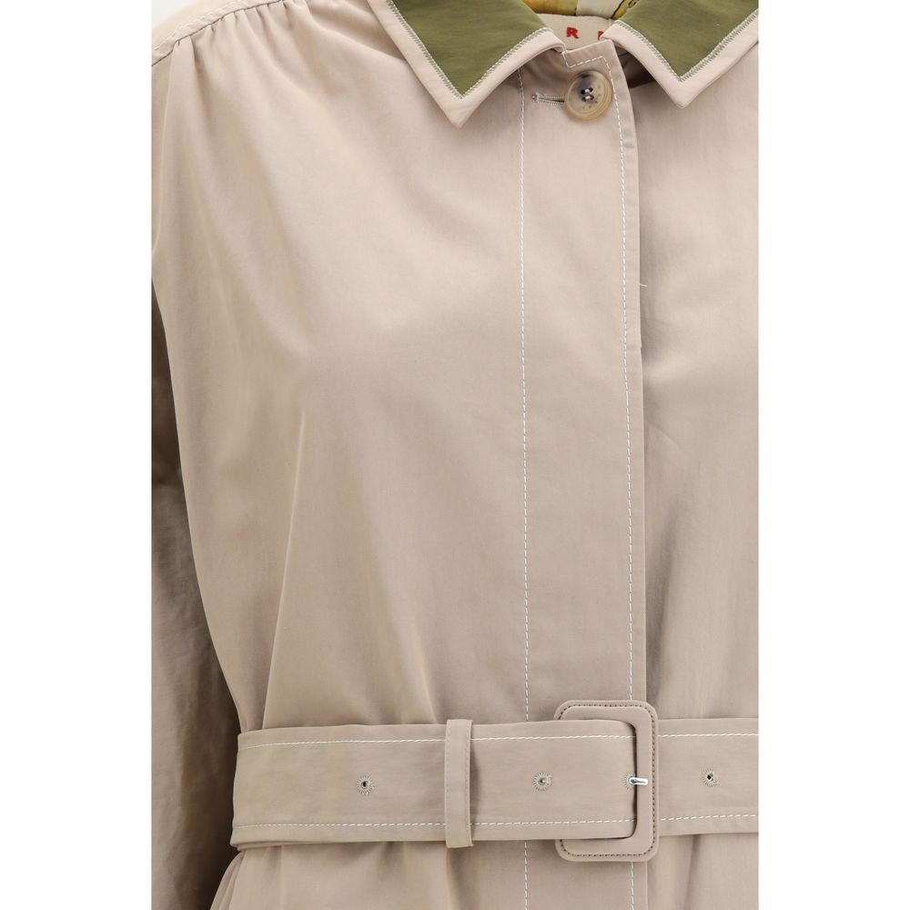 Marni Multicolor Cotton Coat - Luxe Nova