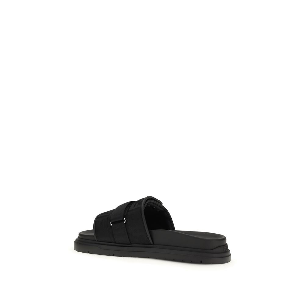 Fendi Black Polyamide Sandals - Luxe Nova