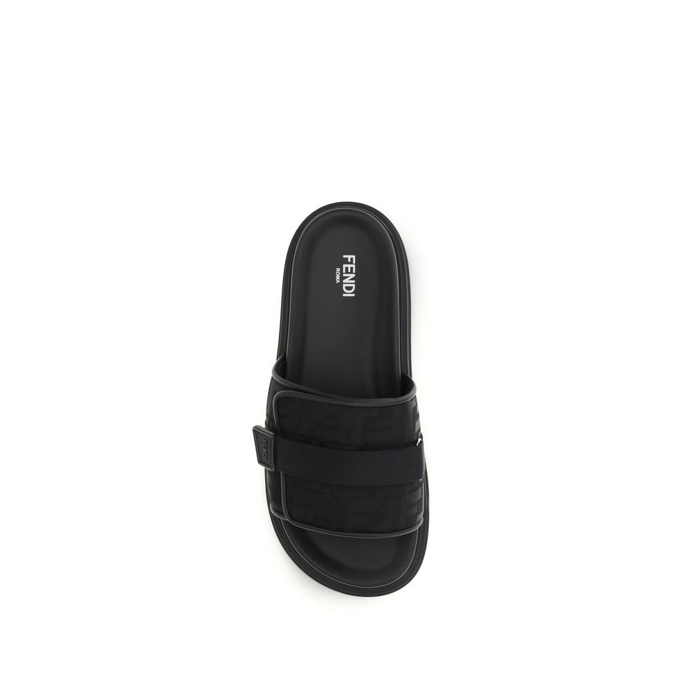 Fendi Black Polyamide Sandals - Luxe Nova