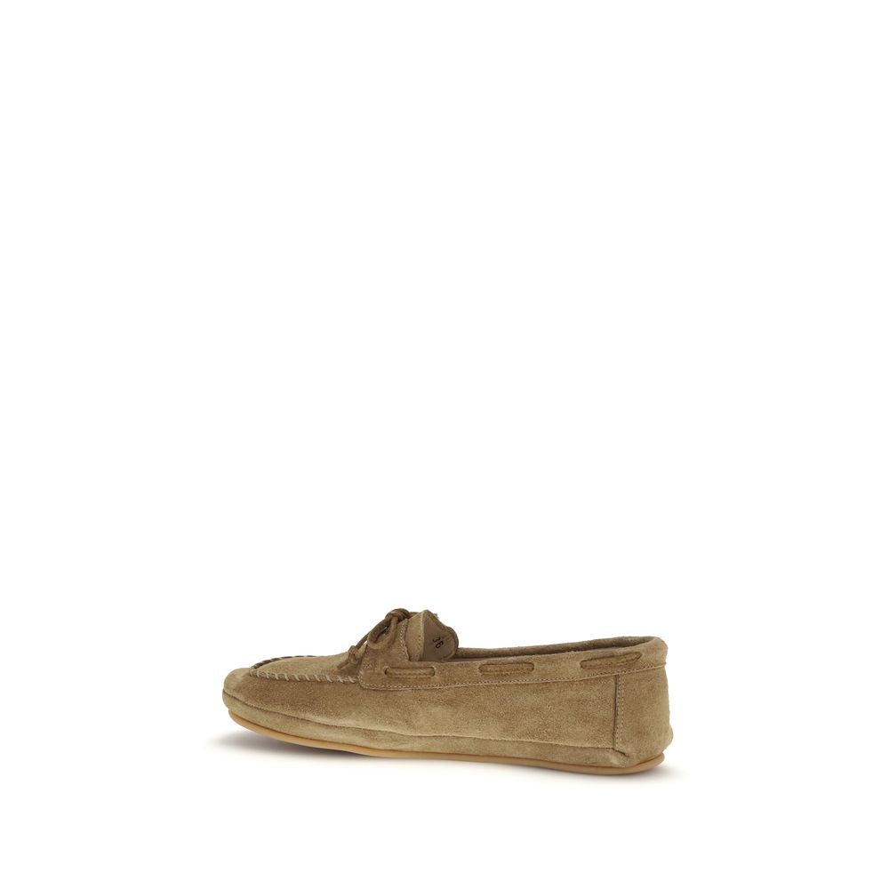Le Monde Béryl Beige Calf Leather Bos Taurus Slip-On Loafers - Luxe Nova