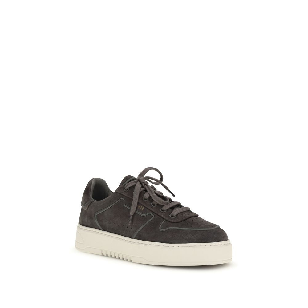 Axel Arigato Gray Calf Leather Bos Taurus Low Top Sneakers - Luxe Nova