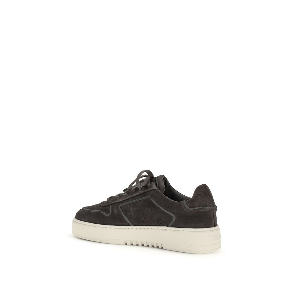 Axel Arigato Gray Calf Leather Bos Taurus Low Top Sneakers - Luxe Nova