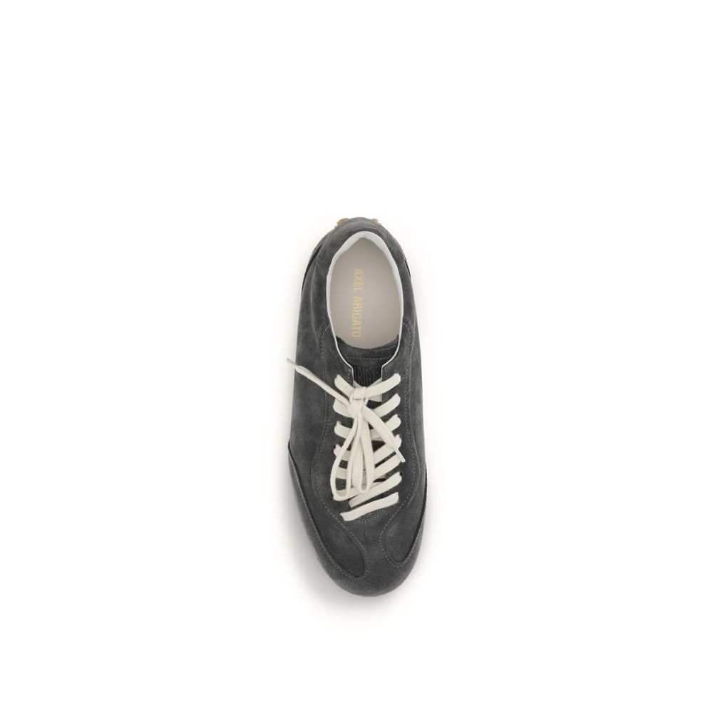 Axel Arigato Gray Calf Leather Bos Taurus Low Top Sneakers - Luxe Nova