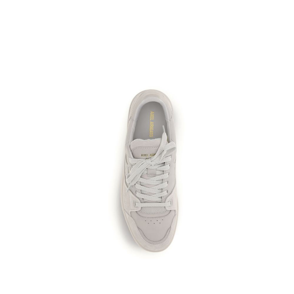 Axel Arigato Gray Calf Leather Bos Taurus Low Top Sneakers - Luxe Nova