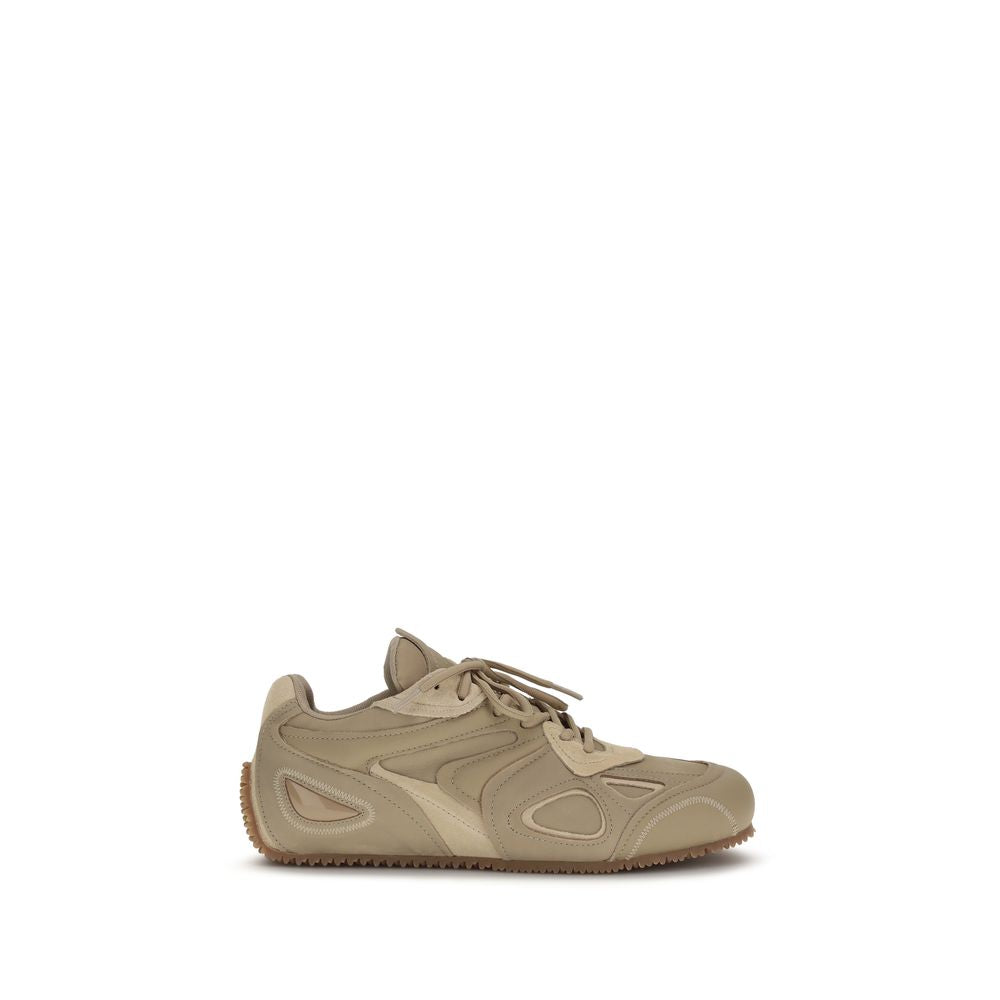 Axel Arigato Brown Calf Leather Bos Taurus Low Top Sneakers - Luxe Nova