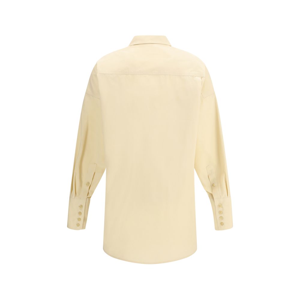 Darkpark Beige Cotton Shirt - Luxe Nova