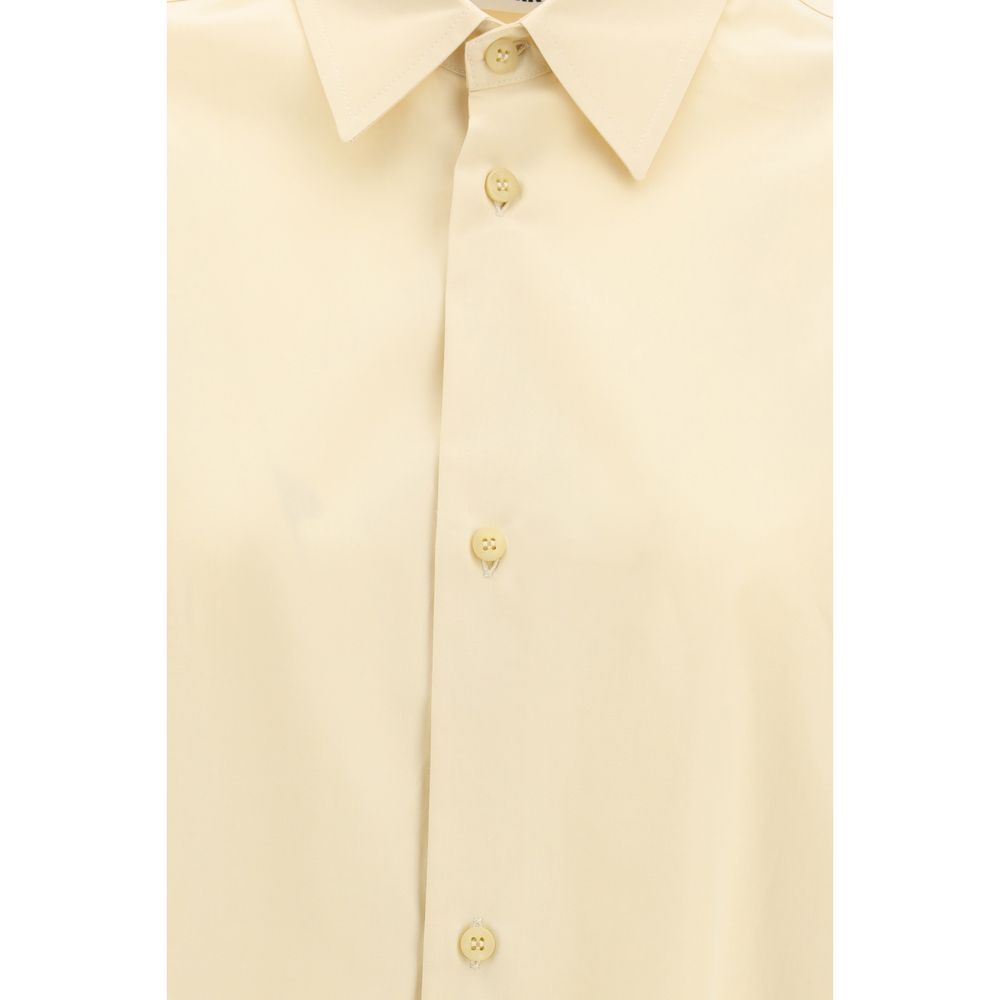 Darkpark Beige Cotton Shirt - Luxe Nova