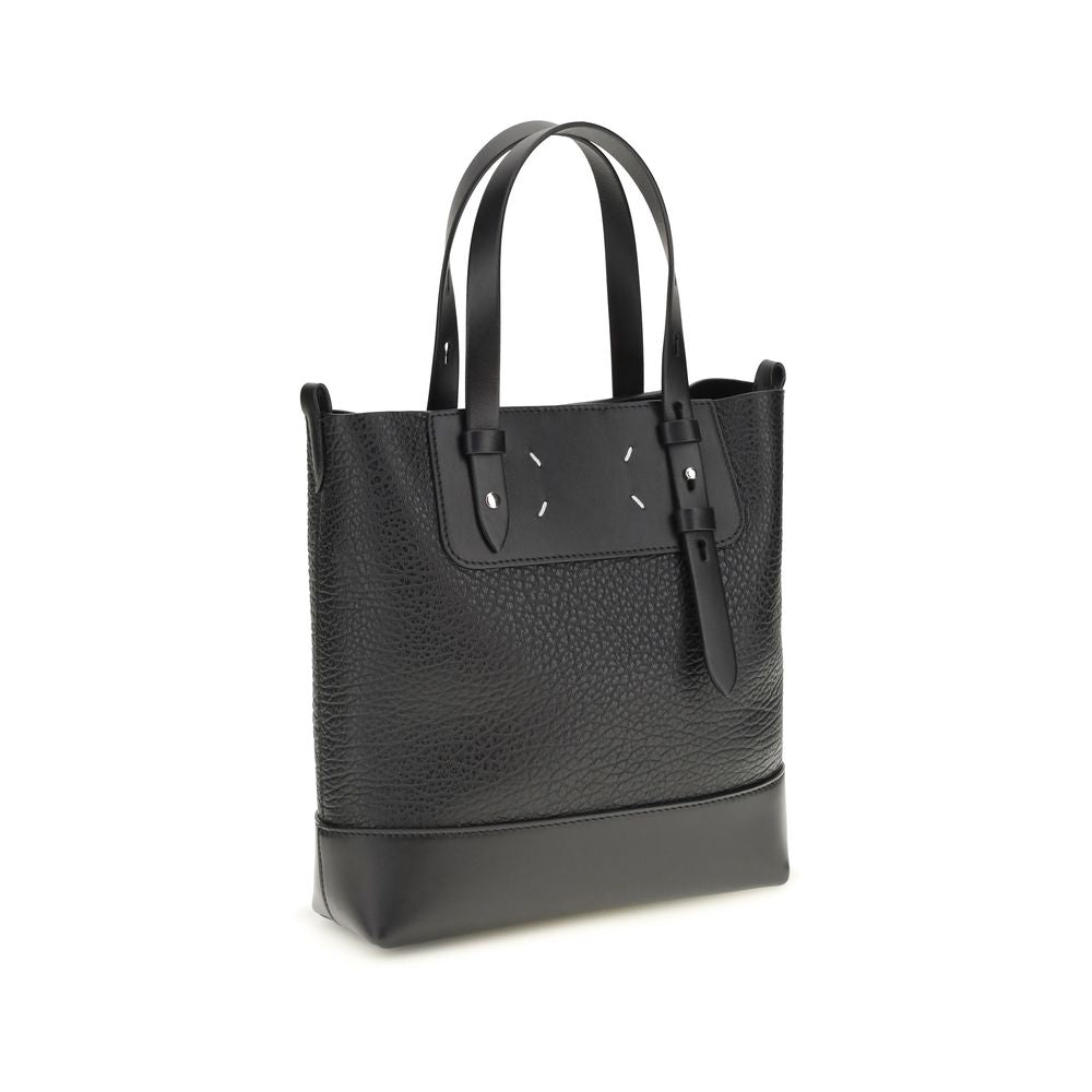 Margiela Black Calf Leather Bos Taurus Shoulder Bag - Luxe Nova