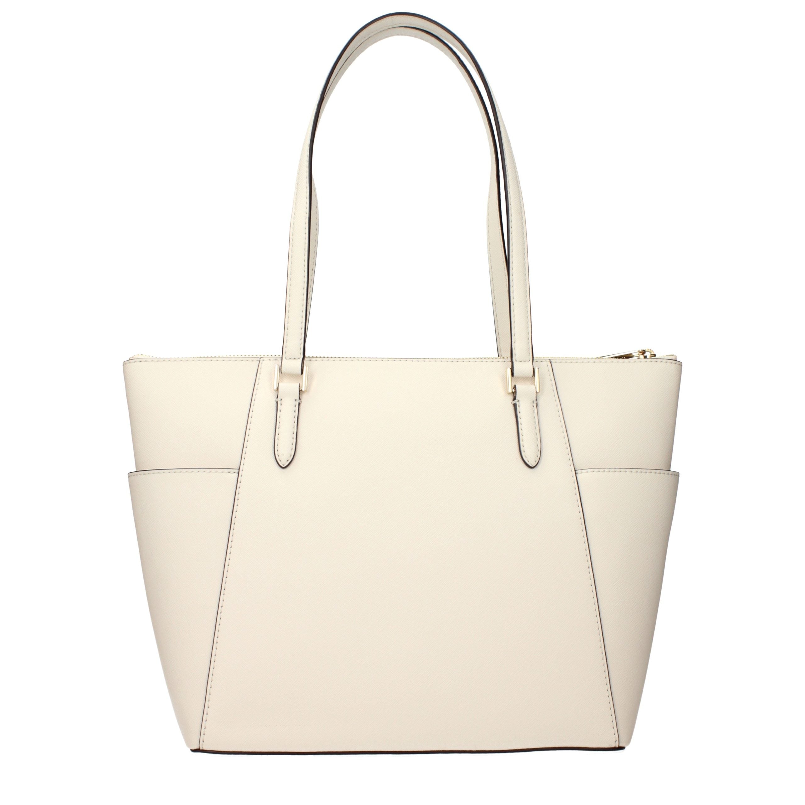Michael Kors Beige Leather Shoulder Bag - Luxe Nova
