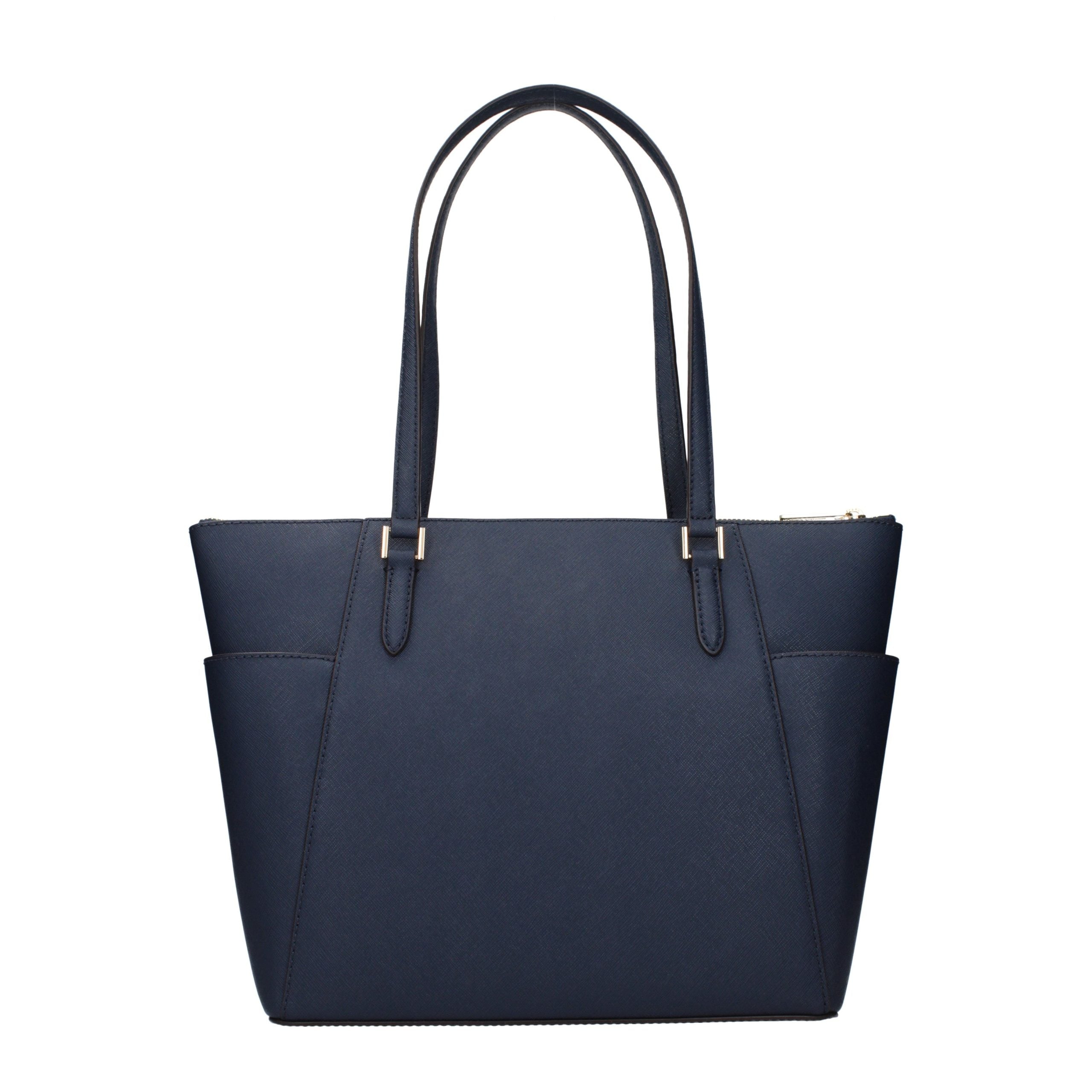 Michael Kors Blue Leather Shoulder Bag - Luxe Nova