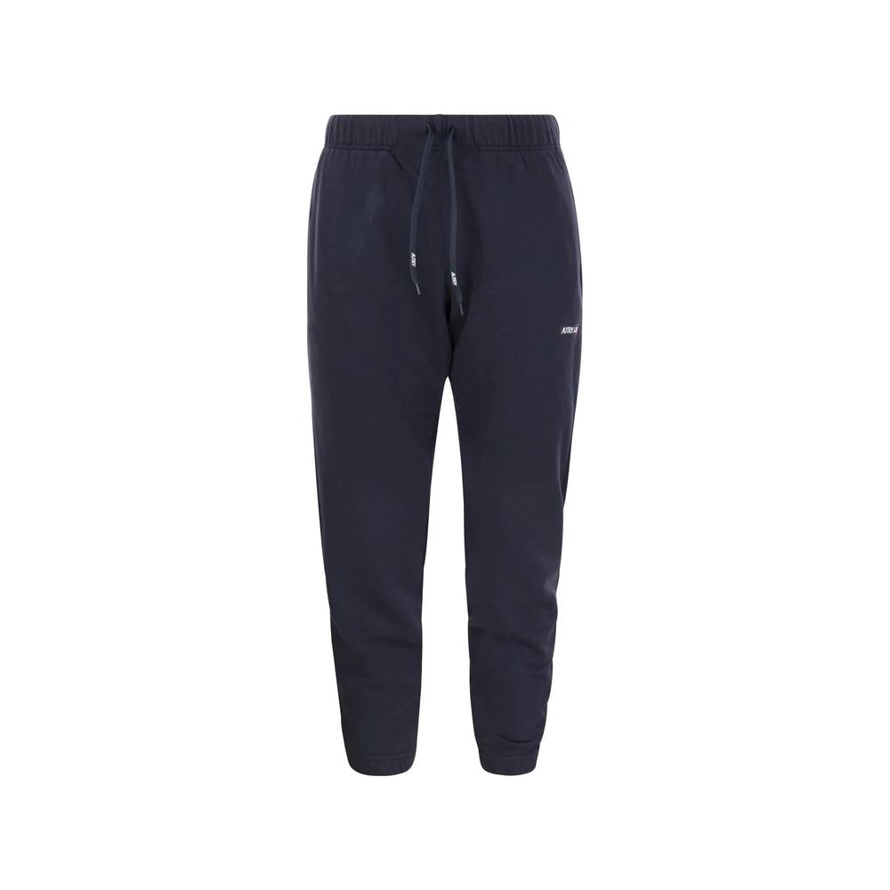 Autry Blue Cotton Joggers (Workout Pants) - Luxe Nova