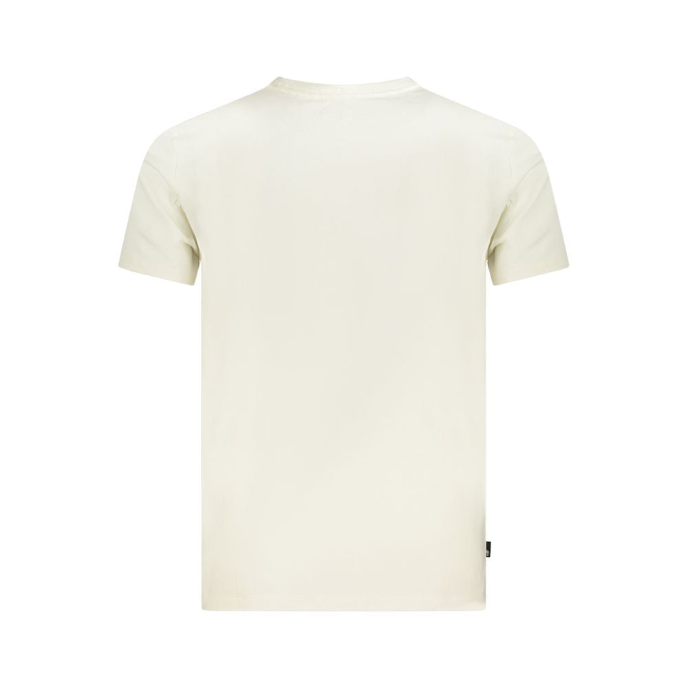 Timberland Beige Cotton Men T-Shirt - Luxe Nova