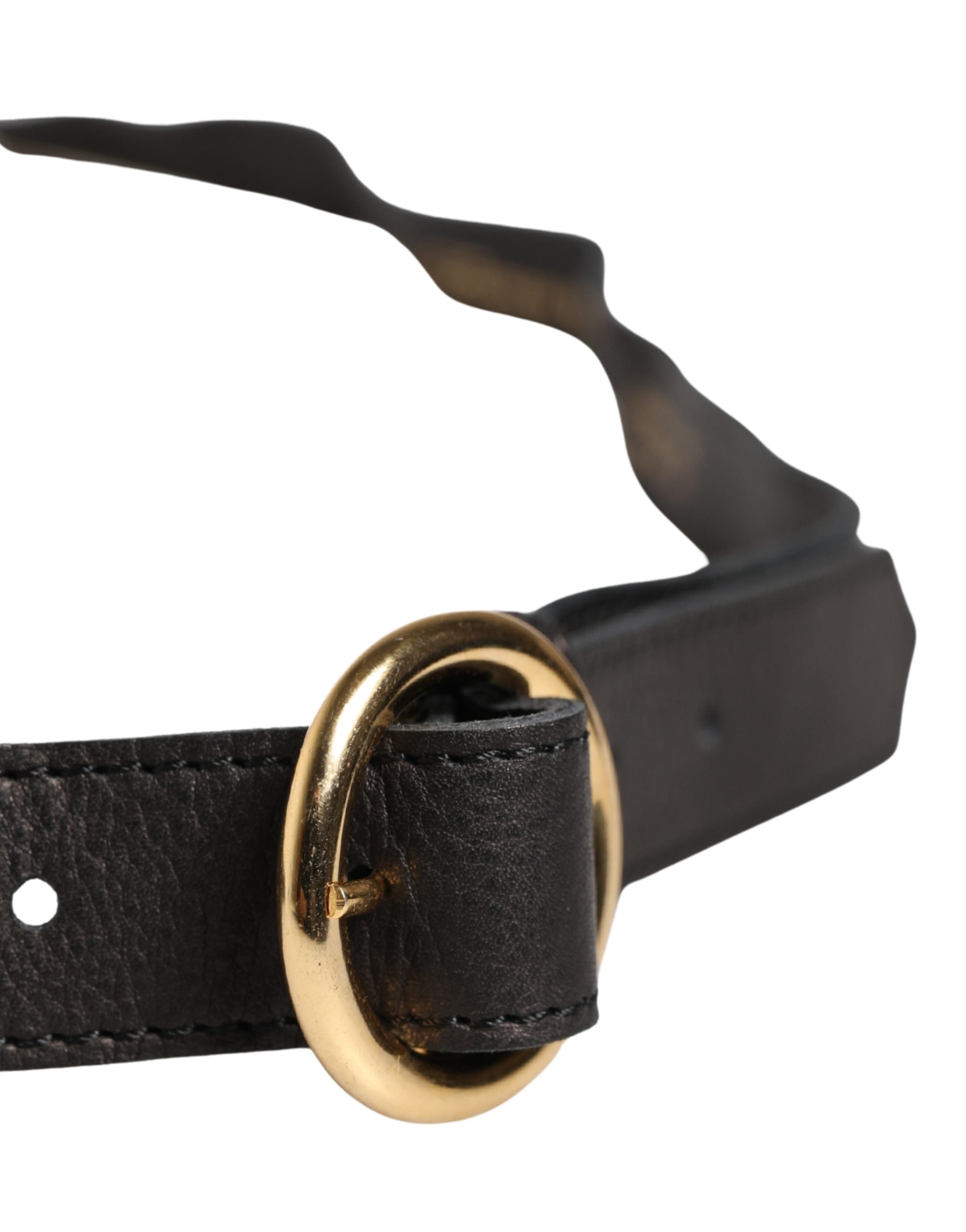 Cavalli Class Multicolor Floral Wide Waist Gold Metal Buckle Cintura Belt - Luxe Nova