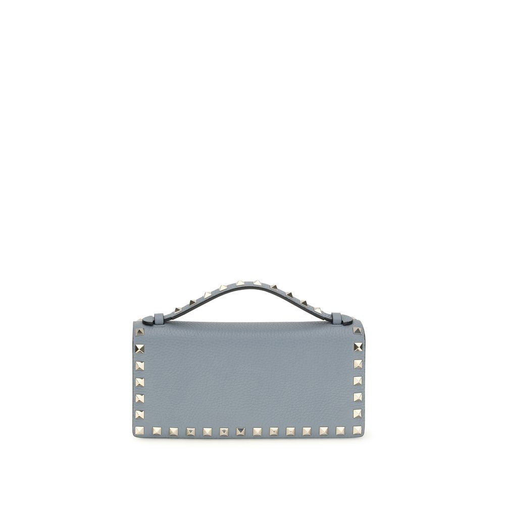 Valentino Garavani Blue Calf Leather Bos Taurus Wallet - Luxe Nova