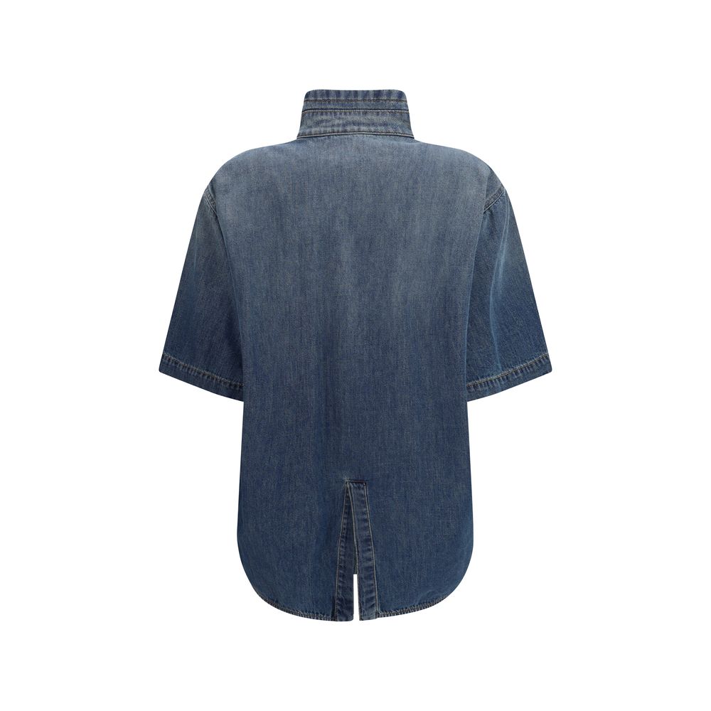 Darkpark Blue Denim Shirt - Luxe Nova