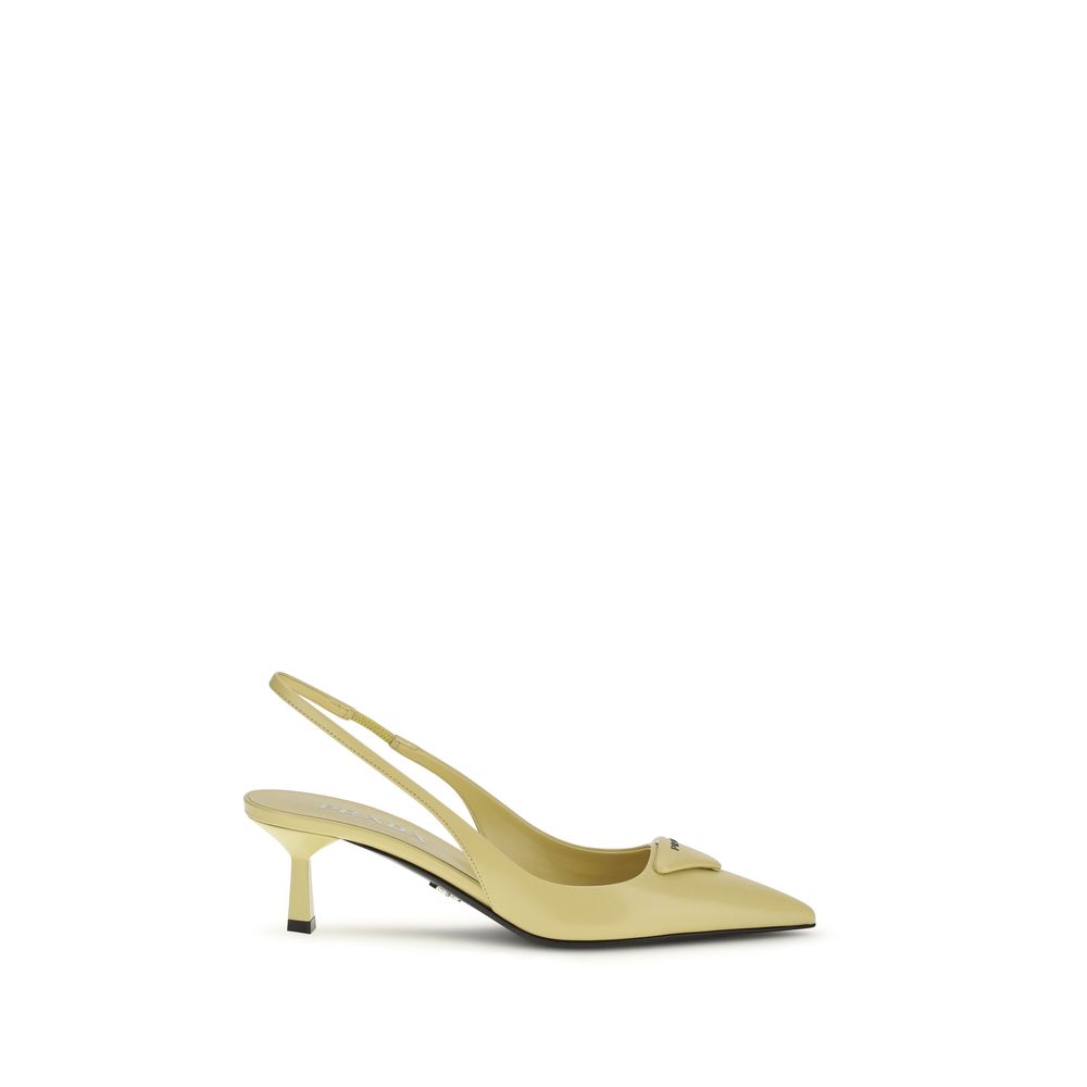 Prada Bicolor Calf Leather Bos Taurus Pumps - Luxe Nova