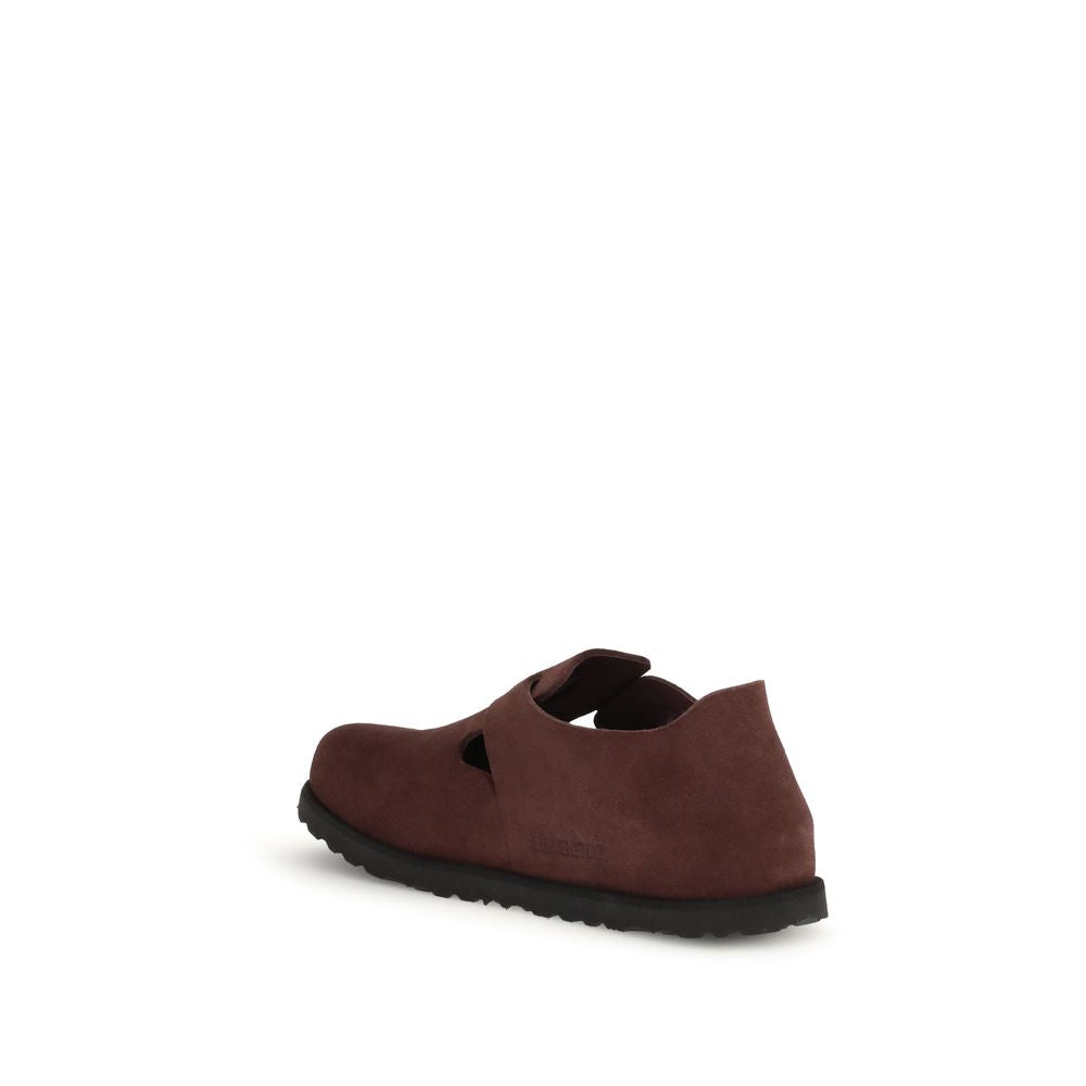 BIRKENSTOCK 1774 Bordeaux Calf Leather Bos Taurus Sneakers