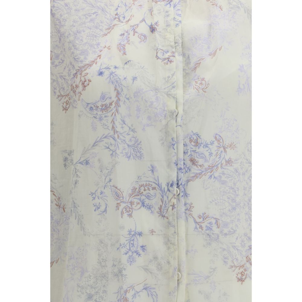 Forte_Forte Multicolor Cotton Pattern Shirt - Luxe Nova